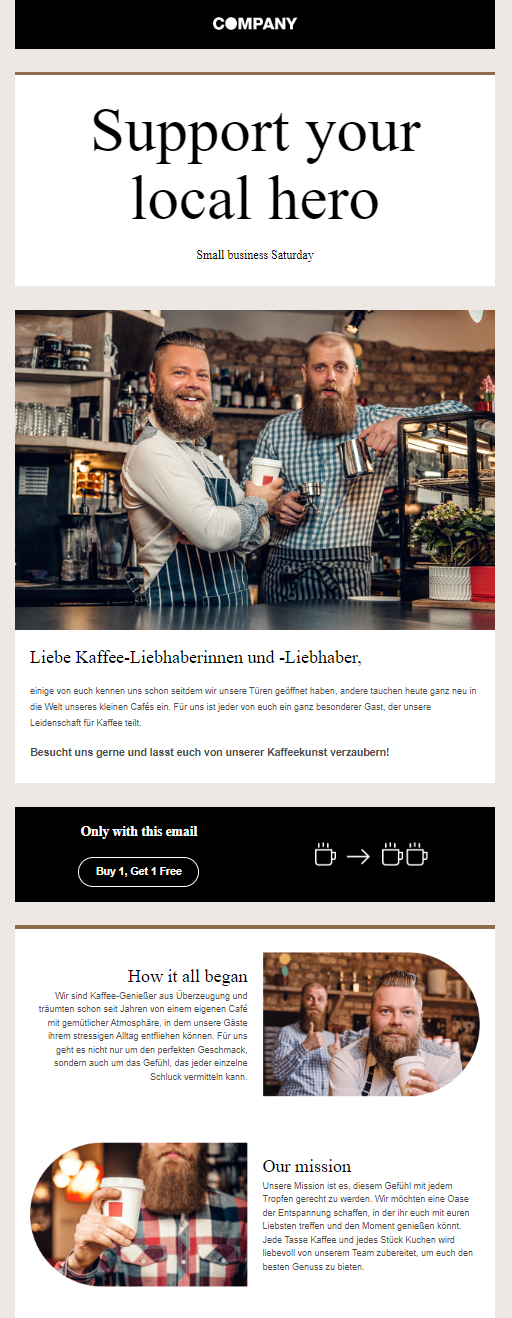 Newsletter um die Kundenbindung zu stärken