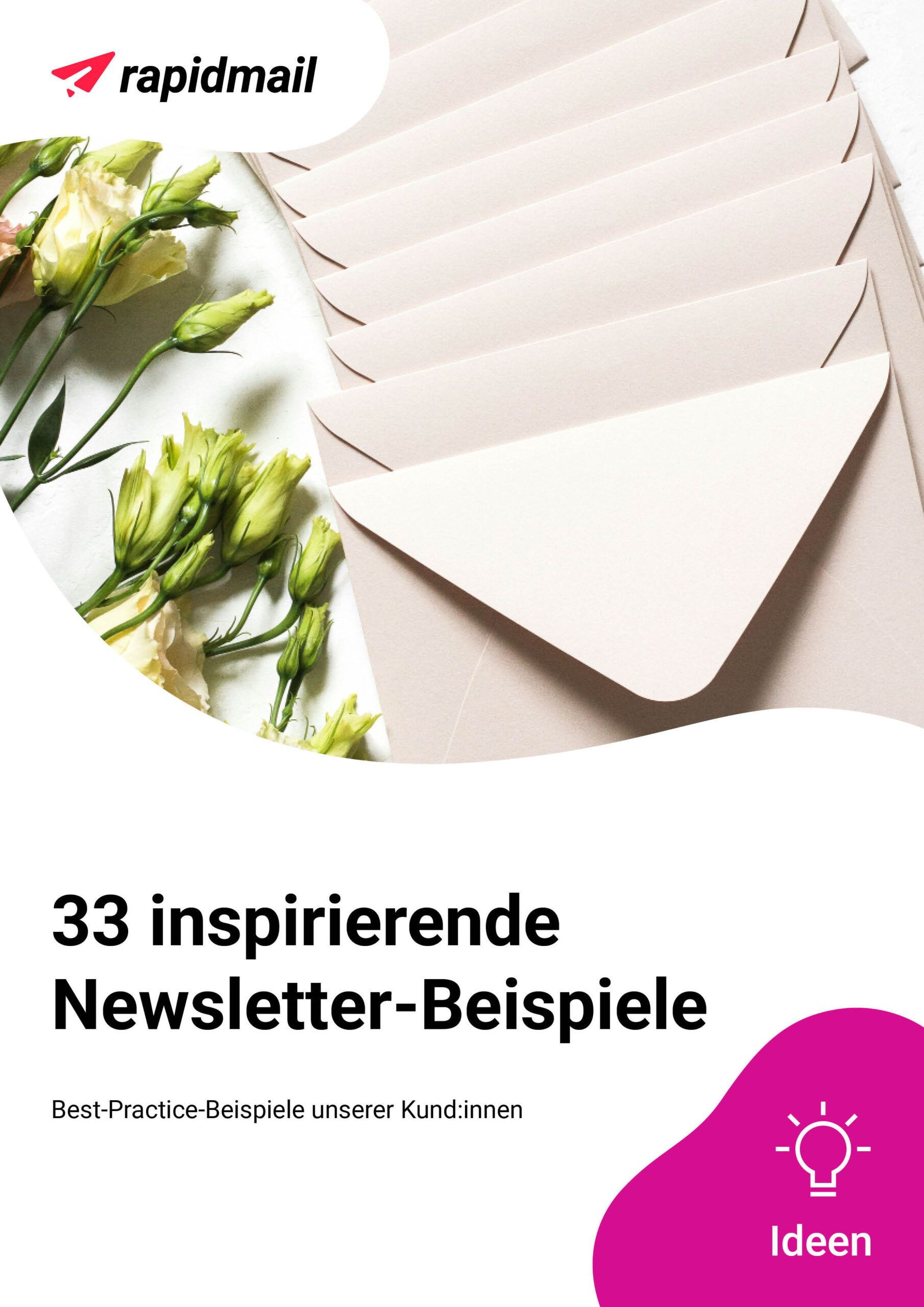 Coverbild 33 inspirierende Newsletter-Beispiele