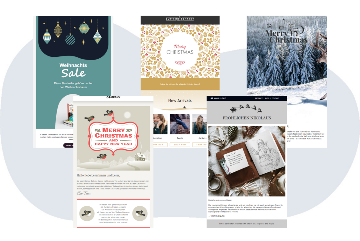 Newsletter-Templates zu Weihnachten