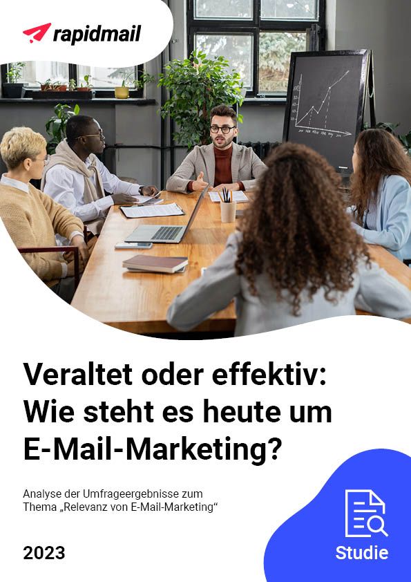 Coverseite_Umfrageergebnisse_Relevanz von E-Mail-Marketing für Unternehmen